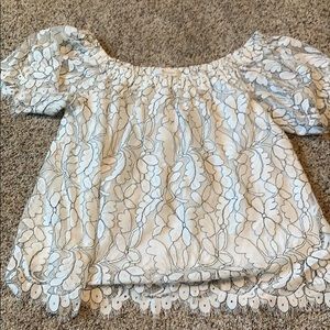 Off the shoulder blouse